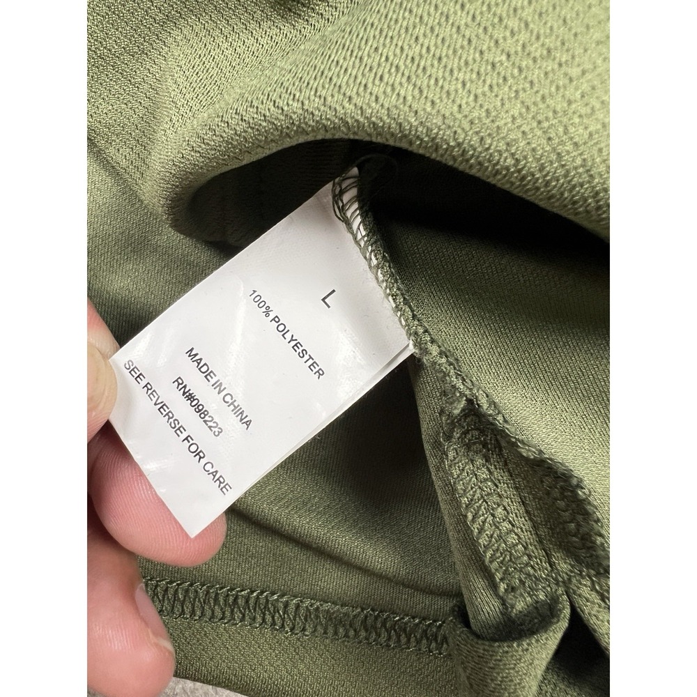BCG Polo Shirt Mens Large Green Short Sleeve Polyester Athleisure Outdoor Casual - Picture 10 of 12